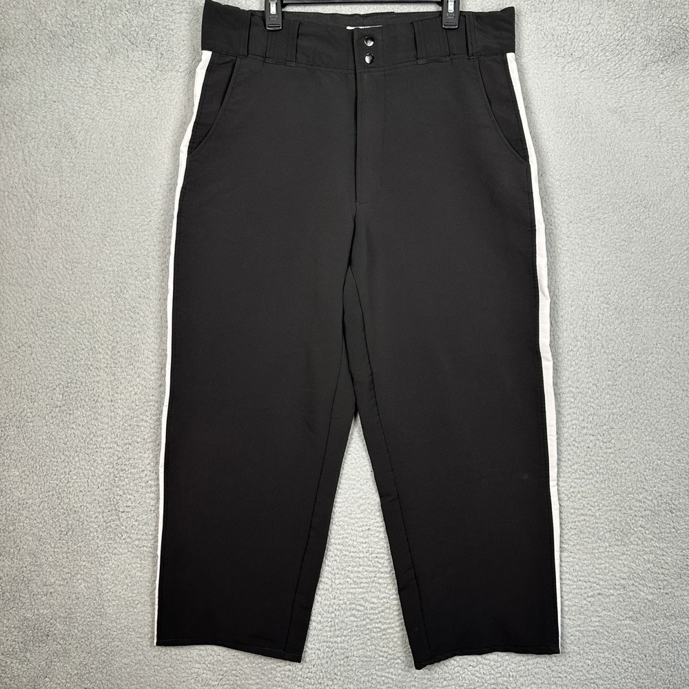 Smitty Umpire Pants Mens 40 ComfortTech 100 Black Side Stripe Official Referee